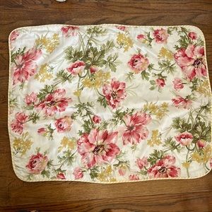 Vintage cotton floral Ralph Lauren sham